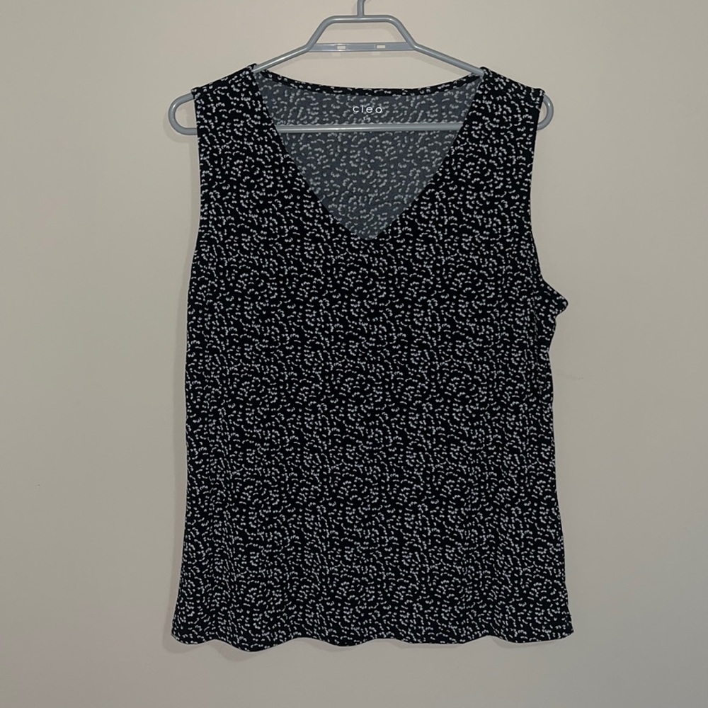 Cleo printed tank top